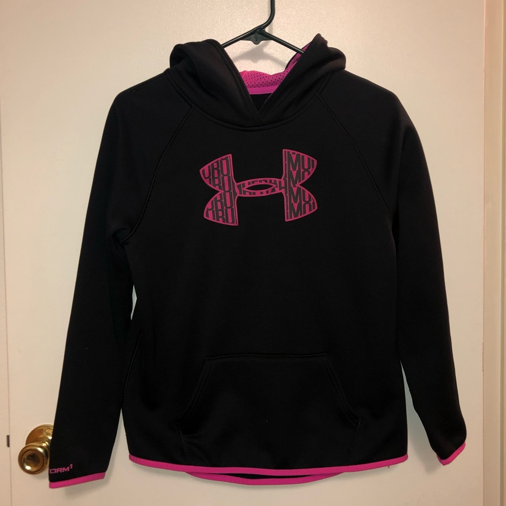 Under Armor Juniors Small Black Sweatshirt